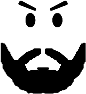 Download Daring Beard Face Roblox Png Cool Png Image With No Background Pngkey Com