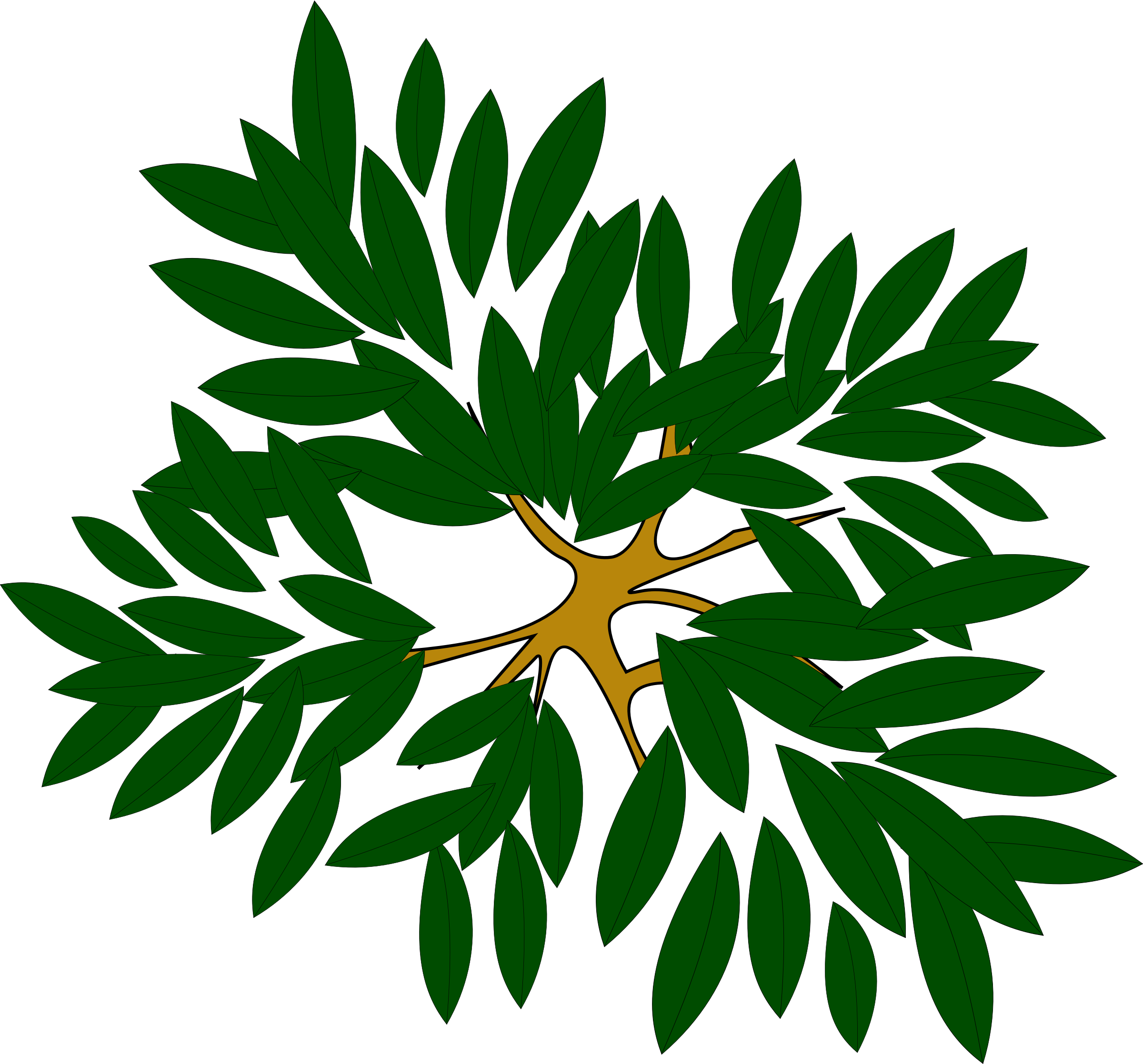 This Free Icons Png Design Of Tree-01 (2400x2235), Png Download