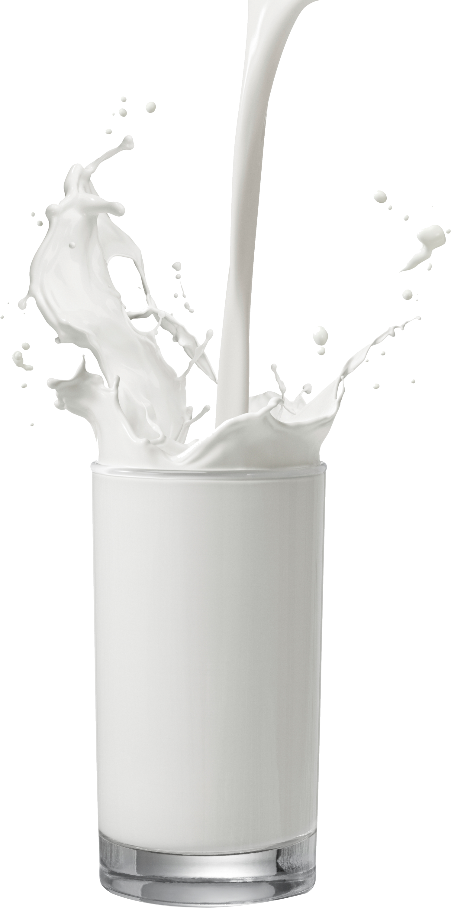 Milk In Glass Png (1493x3002), Png Download