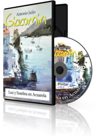 Antonio Giacomin - Watercolor Painting (341x461), Png Download