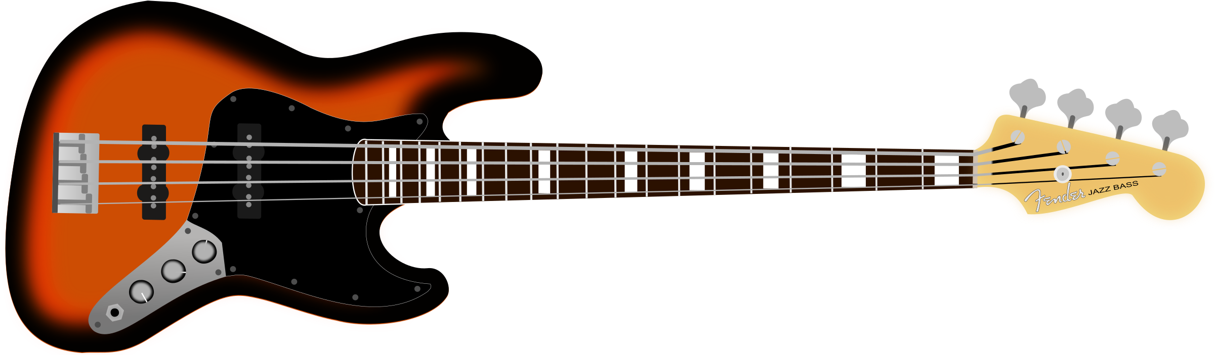 Guitar Bass Guitar, Electric Guitar, Axe, Ax, Guitar - Sire V7 Alder 4 Ts (640x320), Png Download