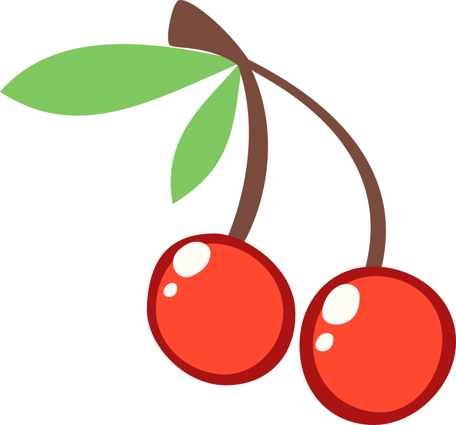 Cherry Vector - Cherry Vector Png (1600x1490), Png Download