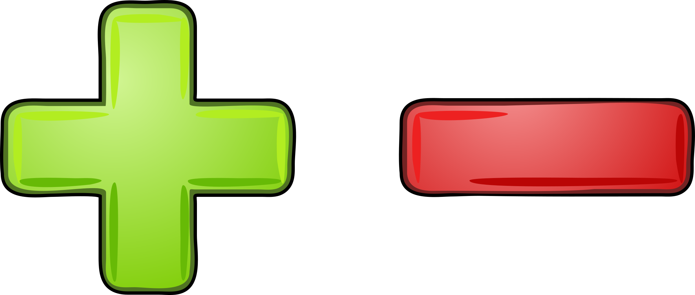 This Free Icons Png Design Of Plus (2400x1019), Png Download