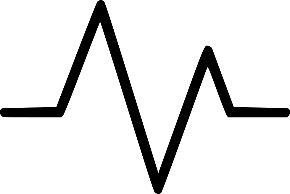 Heartbeat Heart Activity Pulse Cardiology Svg Png Icon - Heart Beat Logo Png (980x656), Png Download