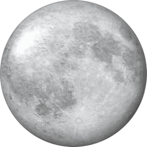 Free Png Moon Png Images Transparent - Full Moon Png (480x480), Png Download