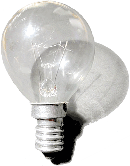 Clear Light Bulb - Clear Light Bulb Png (458x582), Png Download