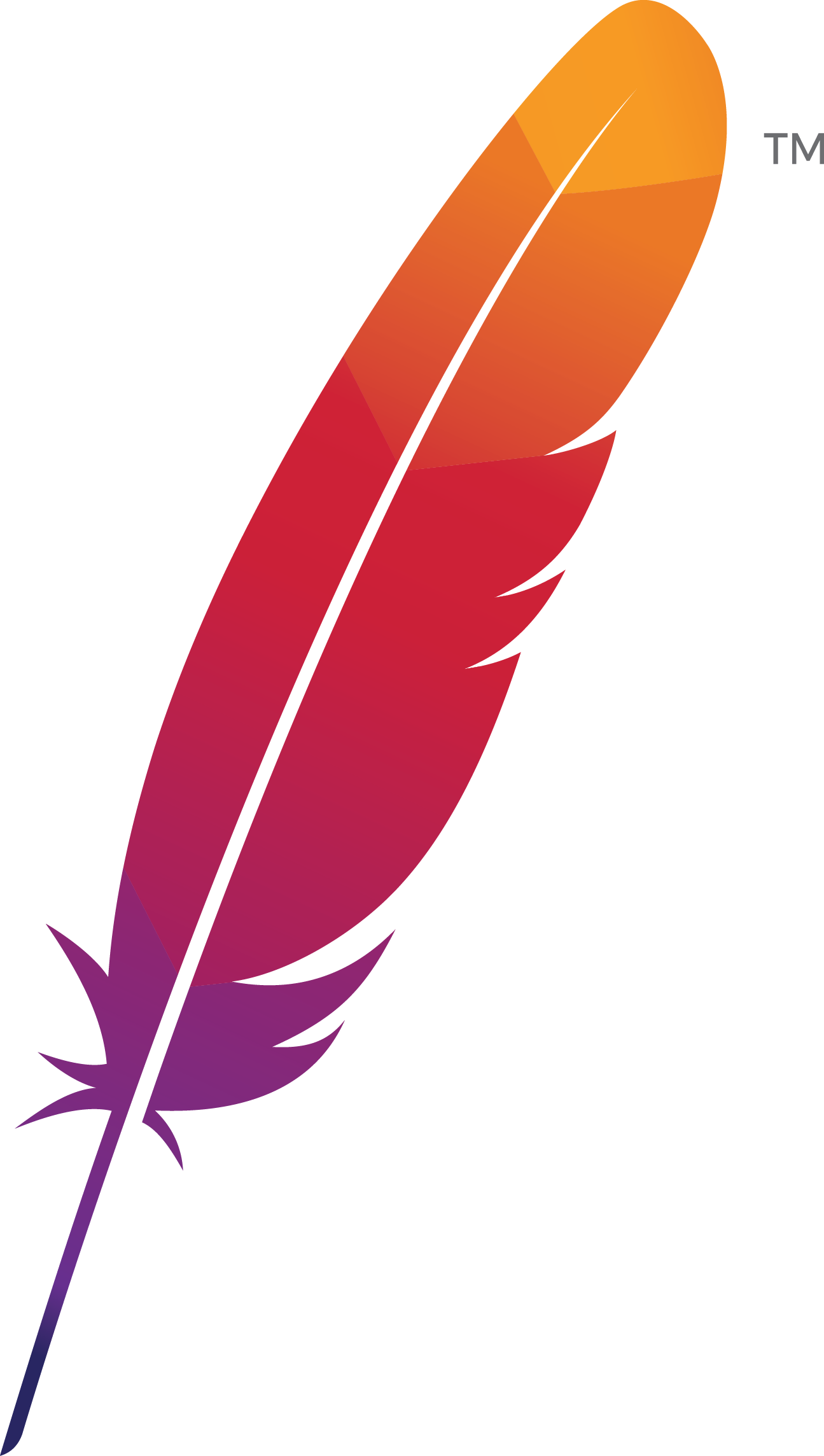 Png Feather Clipart Png - Apache Logo Png (1295x2288), Png Download