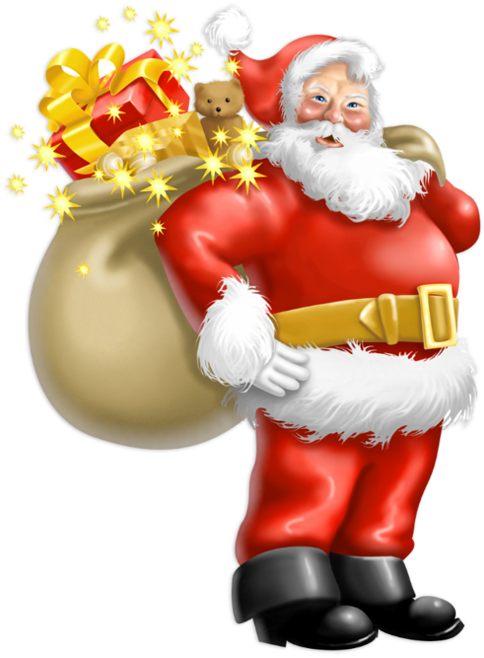 Picture Freeuse Download Transparent Claus With Gifts - Santa Claus Hd Wallpaper For Mobile (500x667), Png Download