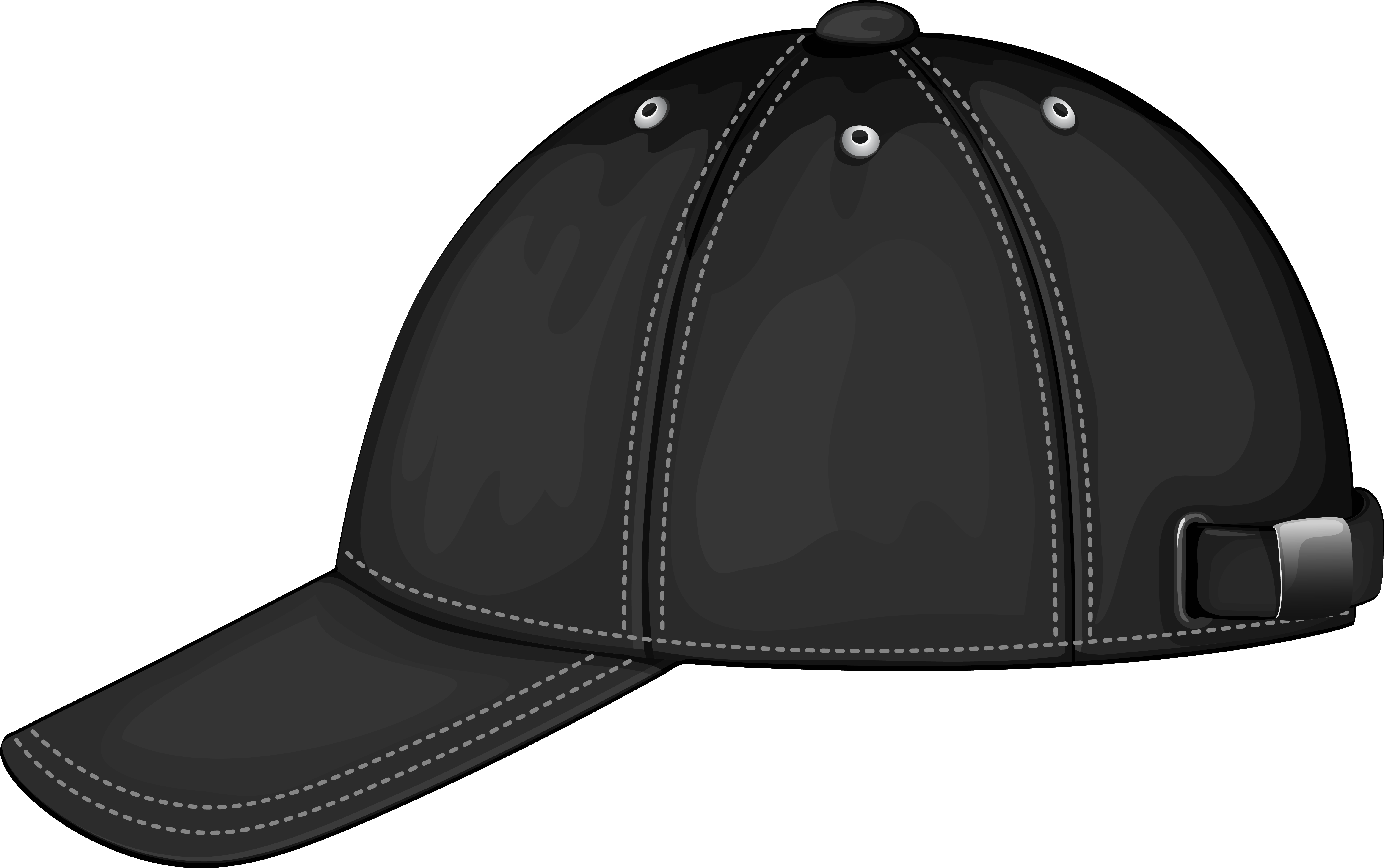 Black Baseball Cap Png Image Clipart - Cap Png (6375x4000), Png Download