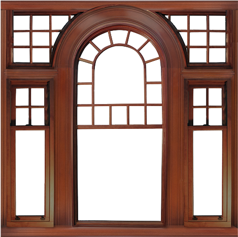 In Combination With Other Window Types Including Casement, - Door And Windows Png (730x466), Png Download