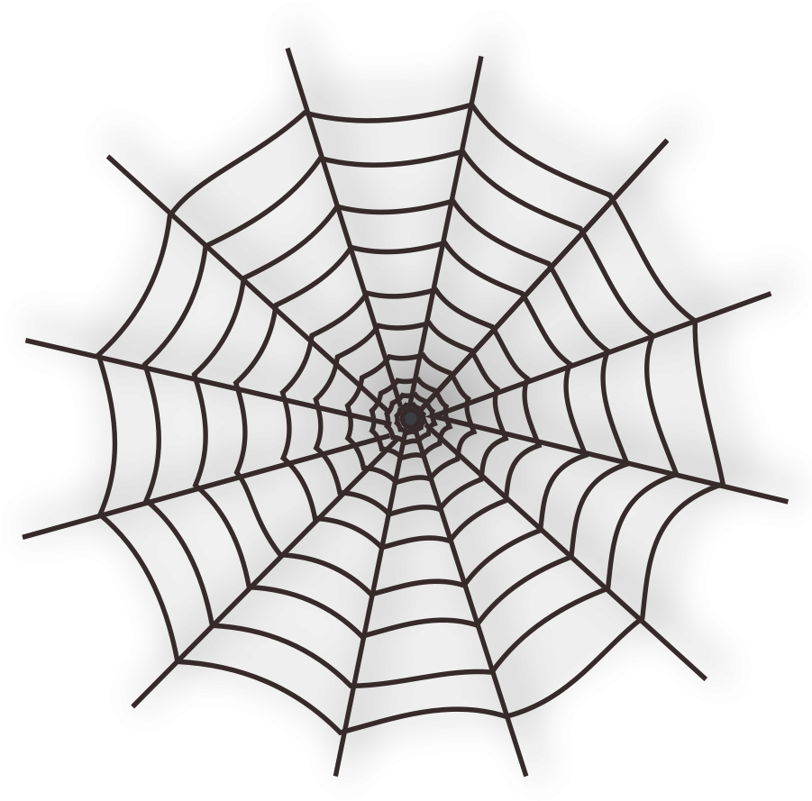 The Icons Of The Halloween Spider Web - Spider Web Tattoo Png (800x800), Png Download