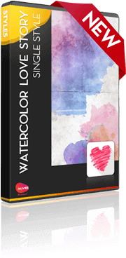 Watercolor Love Storypremium Single Stylechoose A Color, - Muvee Technologies (450x450), Png Download