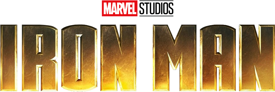 This One Was Just Edited From The "iron Man 2" Logo, - Marvel Studios Iron Man Logo (963x328), Png Download