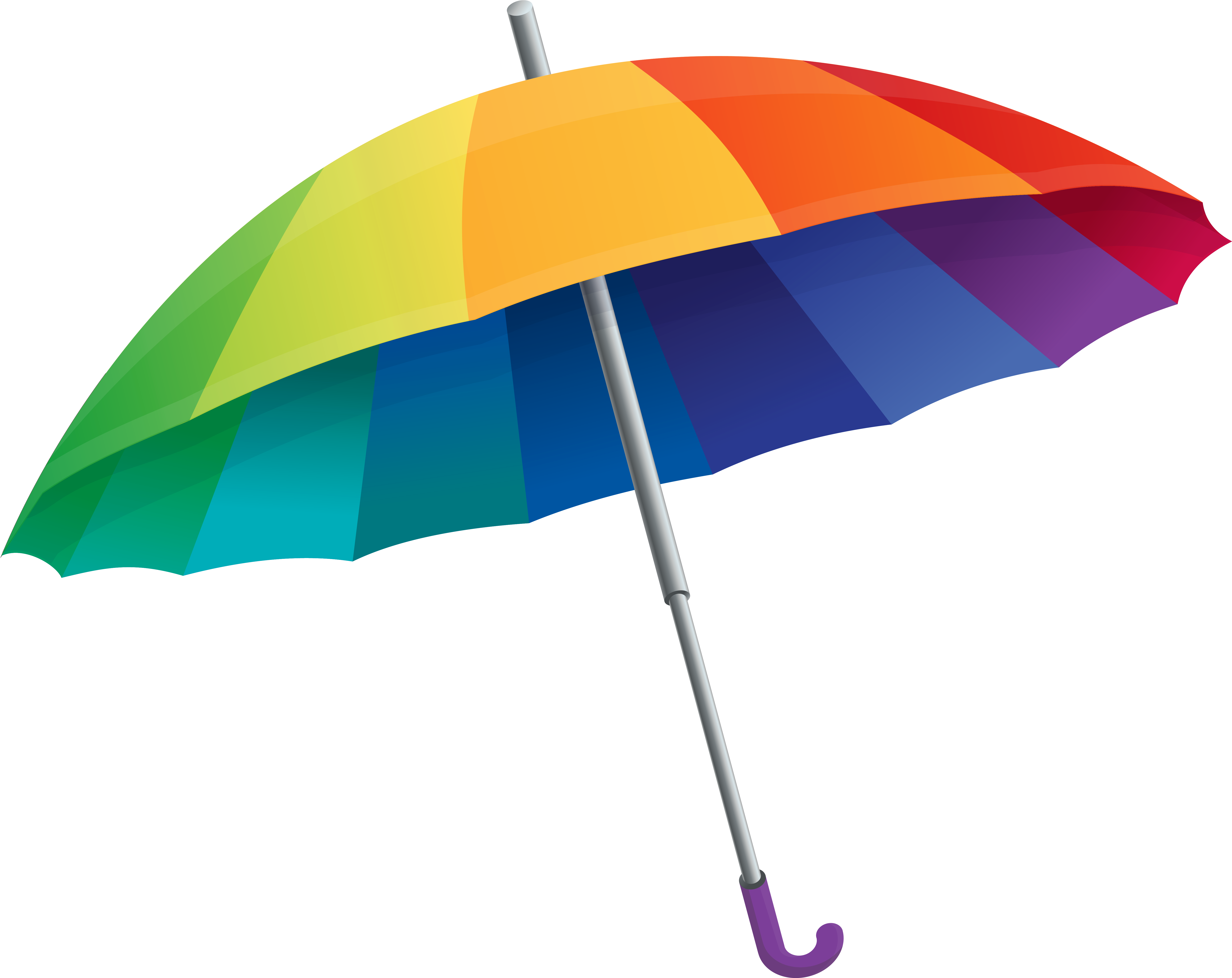 Objects - Colorful Umbrella (3000x2381), Png Download