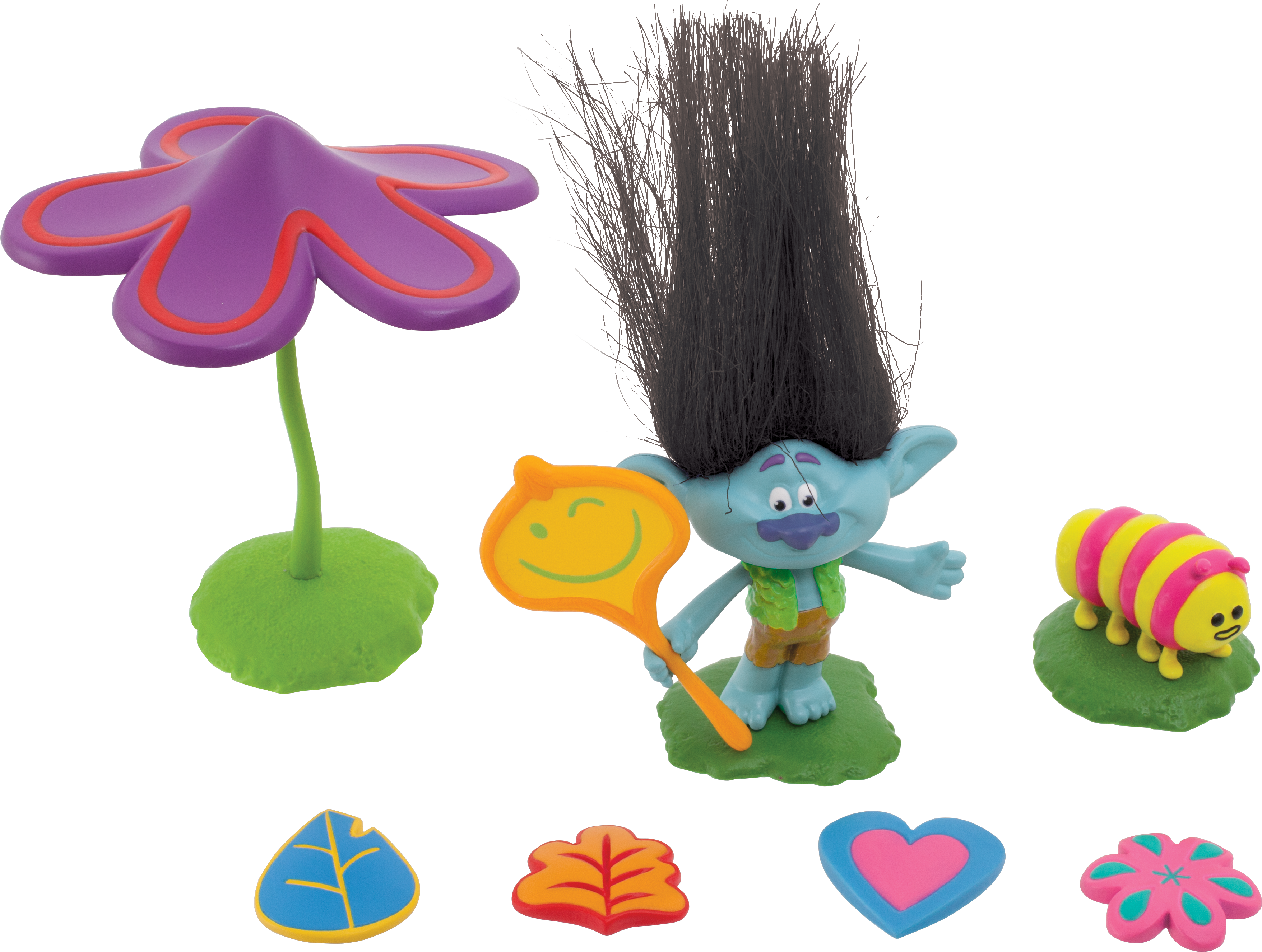Trolls - Goliath 32982 Trolls Garden Accessory Set Game (4188x2916), Png Download