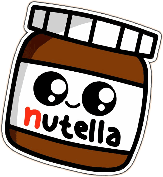 Dibujos Kawaii Png - Nutella Kawaii (521x568), Png Download