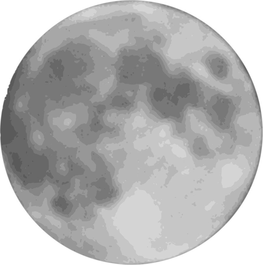 How To Set Use Full Moon Clipart (892x900), Png Download