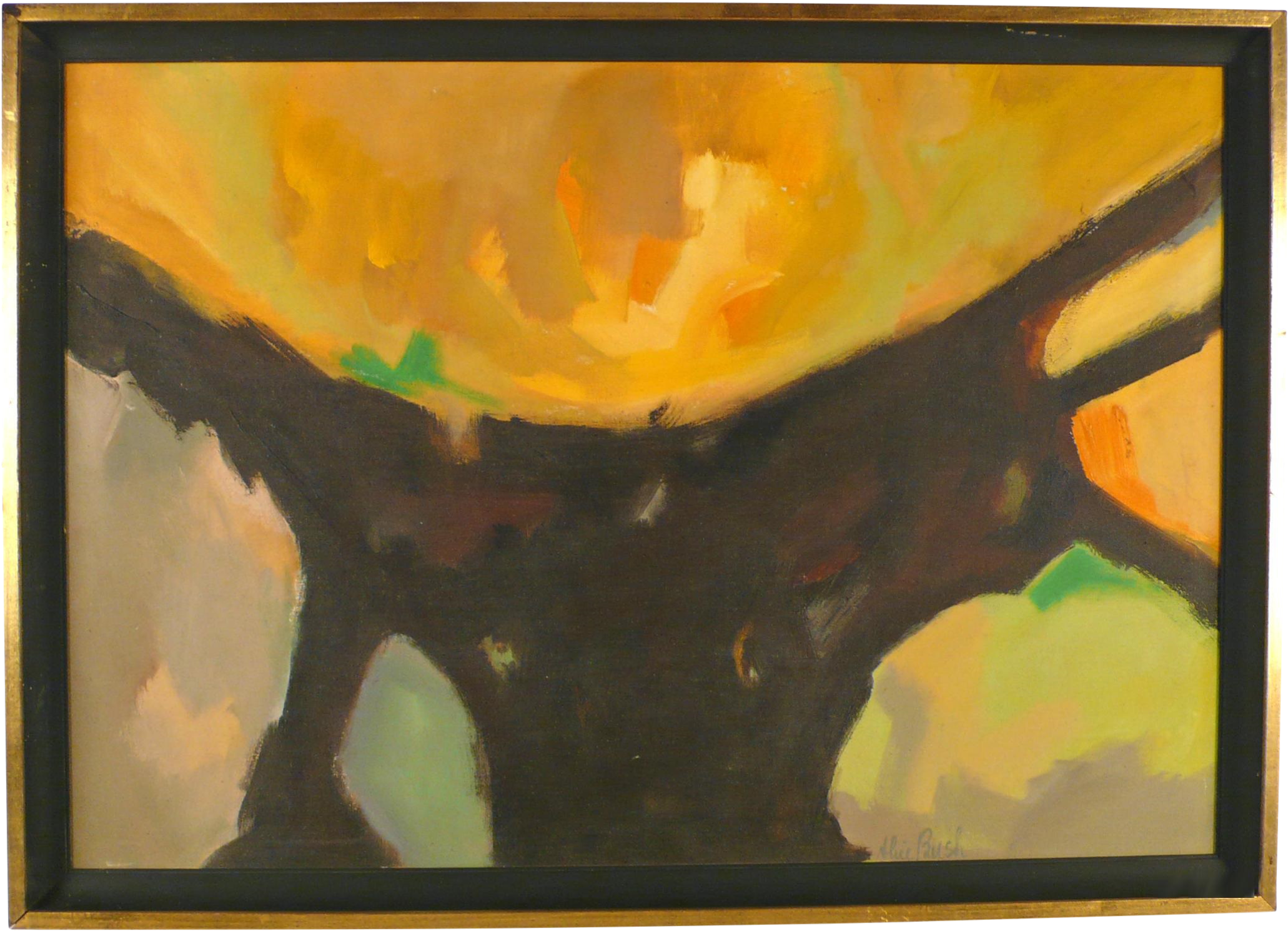 The Yawn- 1966 By Alice Bush - Modern Art (2290x1656), Png Download