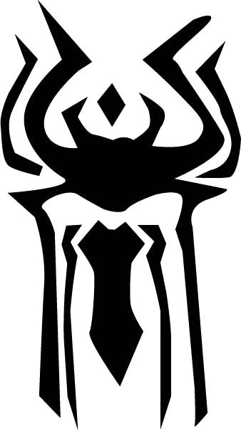 Spiderman Logo Clipart Free Download Best Spiderman - Spectacular Spider Man Logo (338x604), Png Download