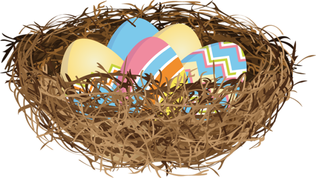 Nest In Tree Clipart - Nest Png Clip Art (640x360), Png Download