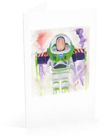 Buzz Card - Toy Story (480x480), Png Download