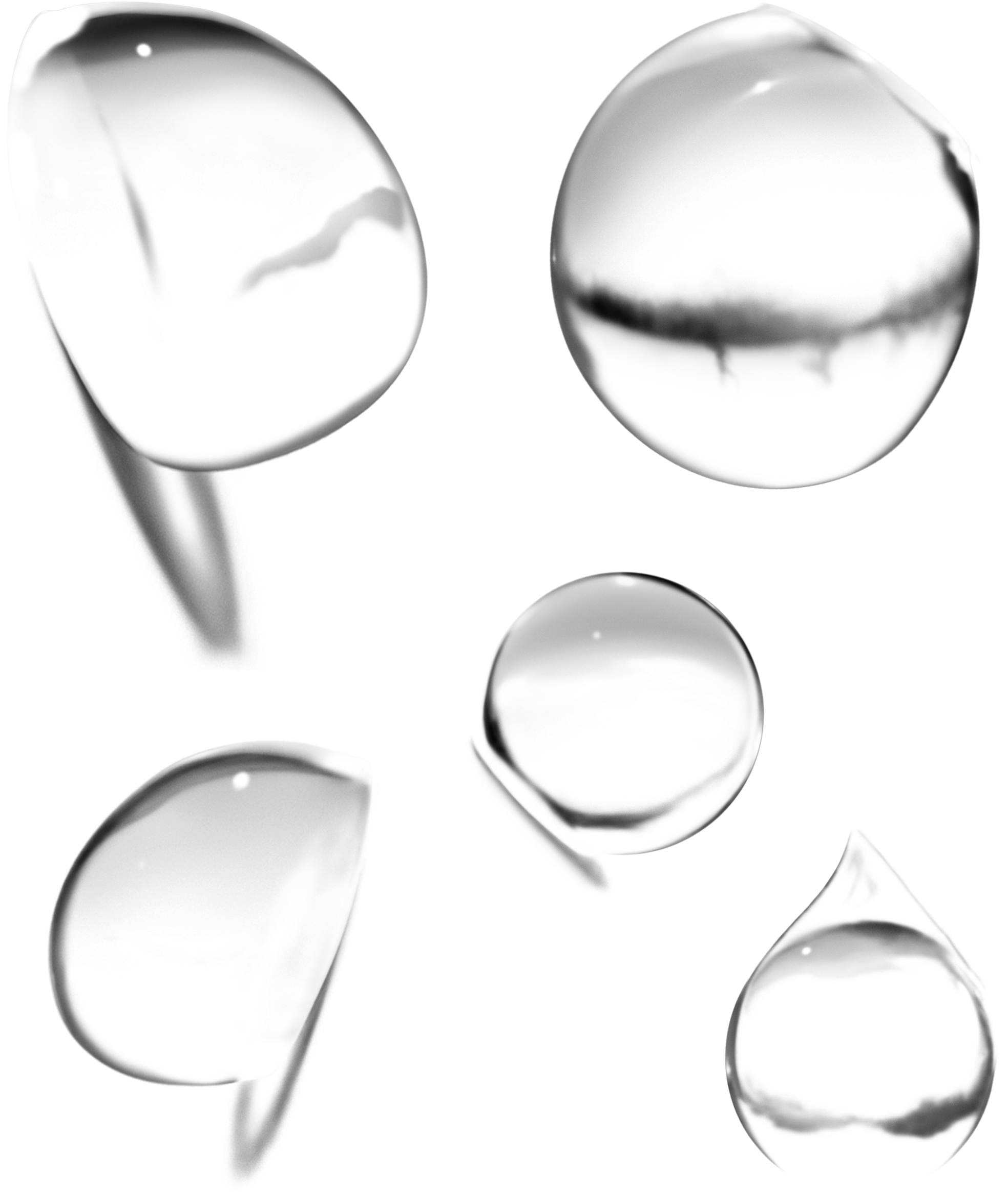 Splash Water Drop Background Black (2294x2694), Png Download