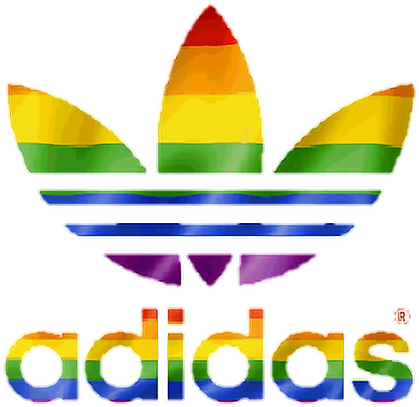 Logo Adidas Colores Png (736x572), Png Download