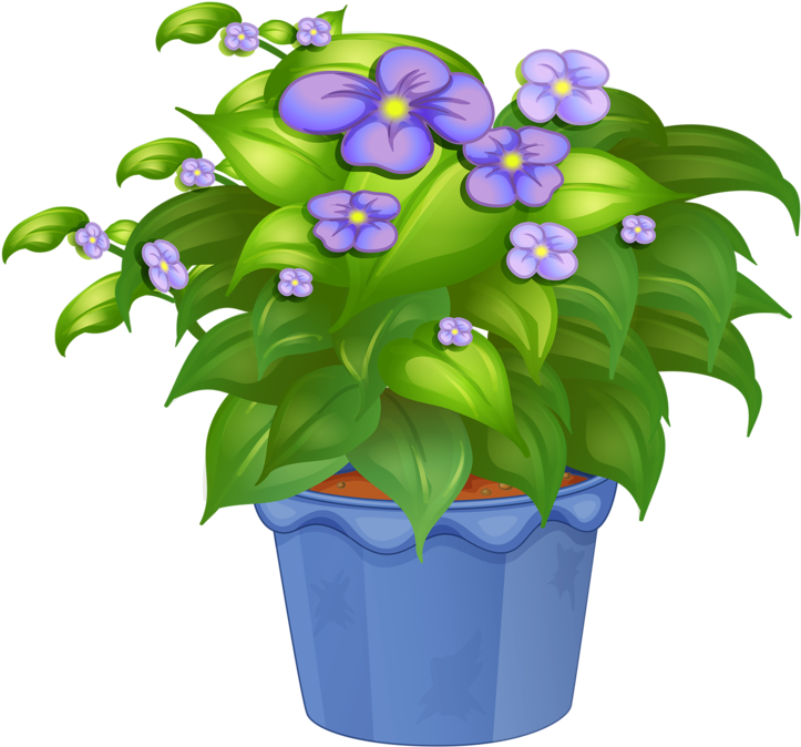 Flower Pot 30 Png Garden สวน Pinterest Flower Clip - Flower Pot Art Png (800x765), Png Download