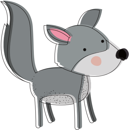 Picture Transparent Download Wolf Cartoon Icons By - Silhouette (550x550), Png Download