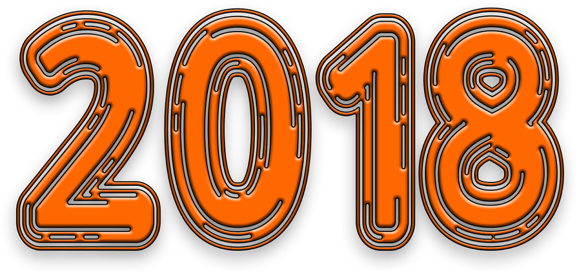 Happy New Year 2018 Hd Free Download Greetings - Illustration (1600x914), Png Download