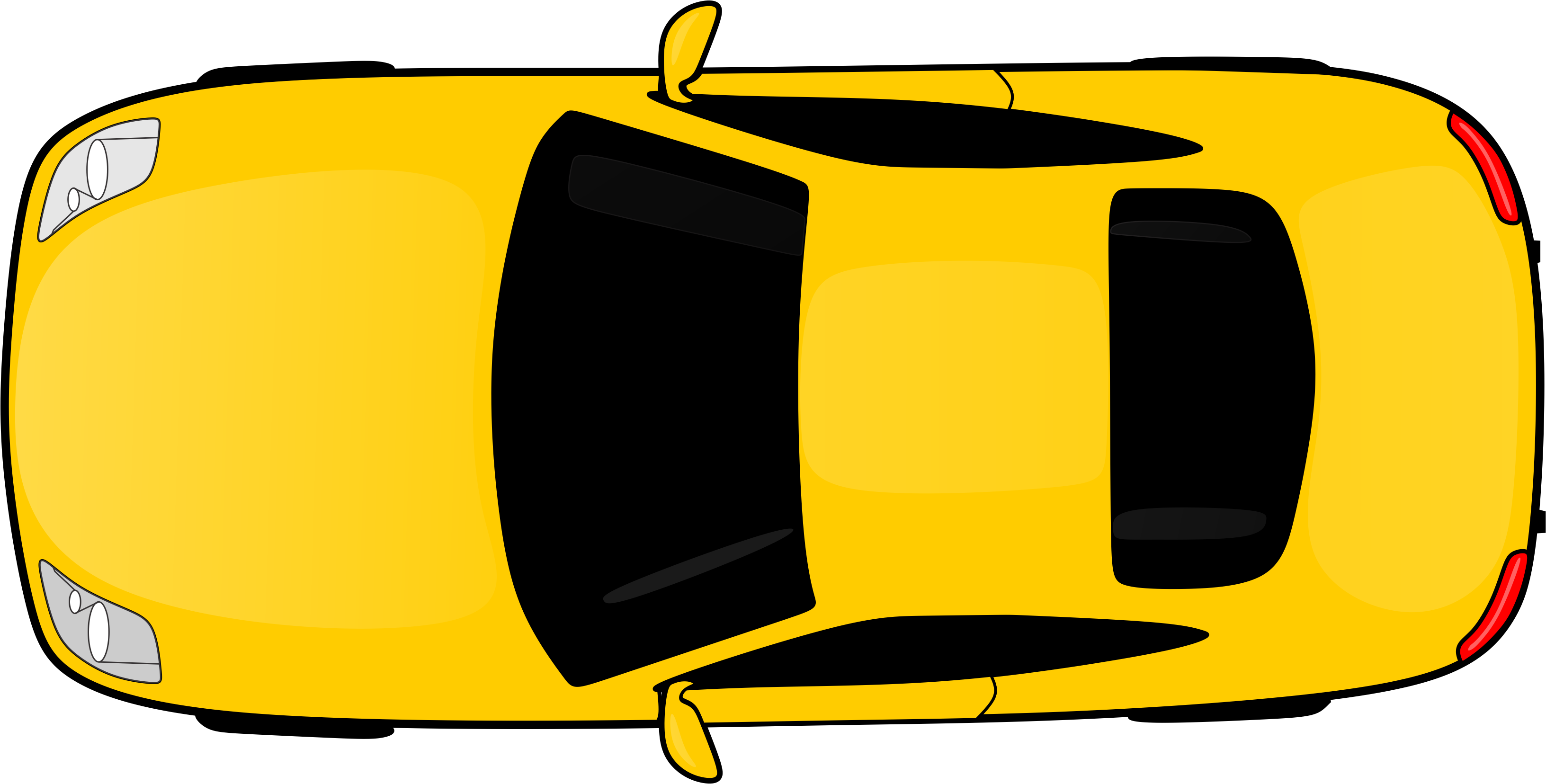 Sports Car Lamborghini Gallardo 2012 Chevrolet Corvette - Car Clipart Top View (3265x1656), Png Download