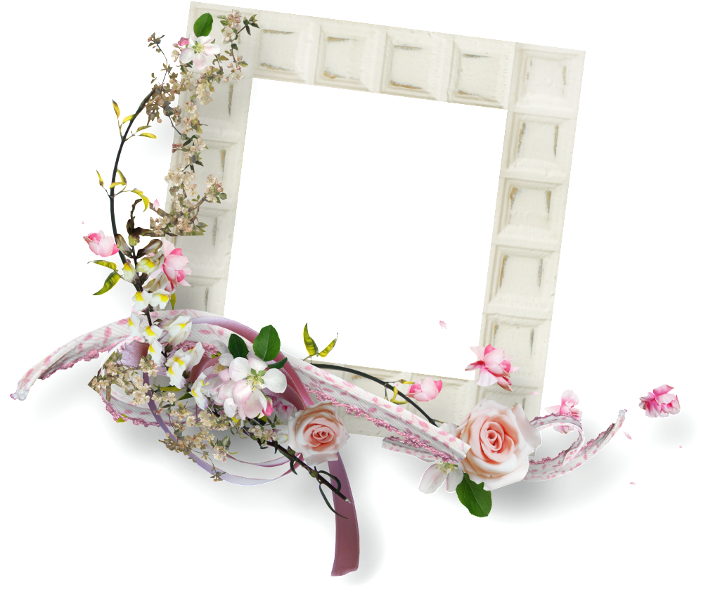 This Graphics Is Flower Border About Border - Picture Frame (1024x845), Png Download