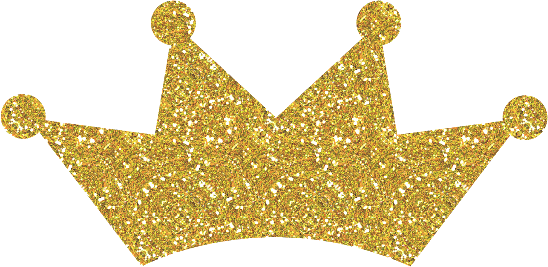 Download Tiara Transparent Glitter - Rose Gold Crown Png PNG Image with