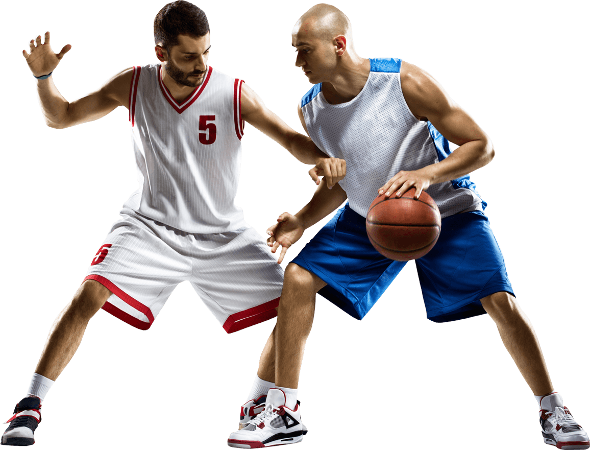 Basketball Player Png - People Playing Basketball Png (1156x881), Png Download