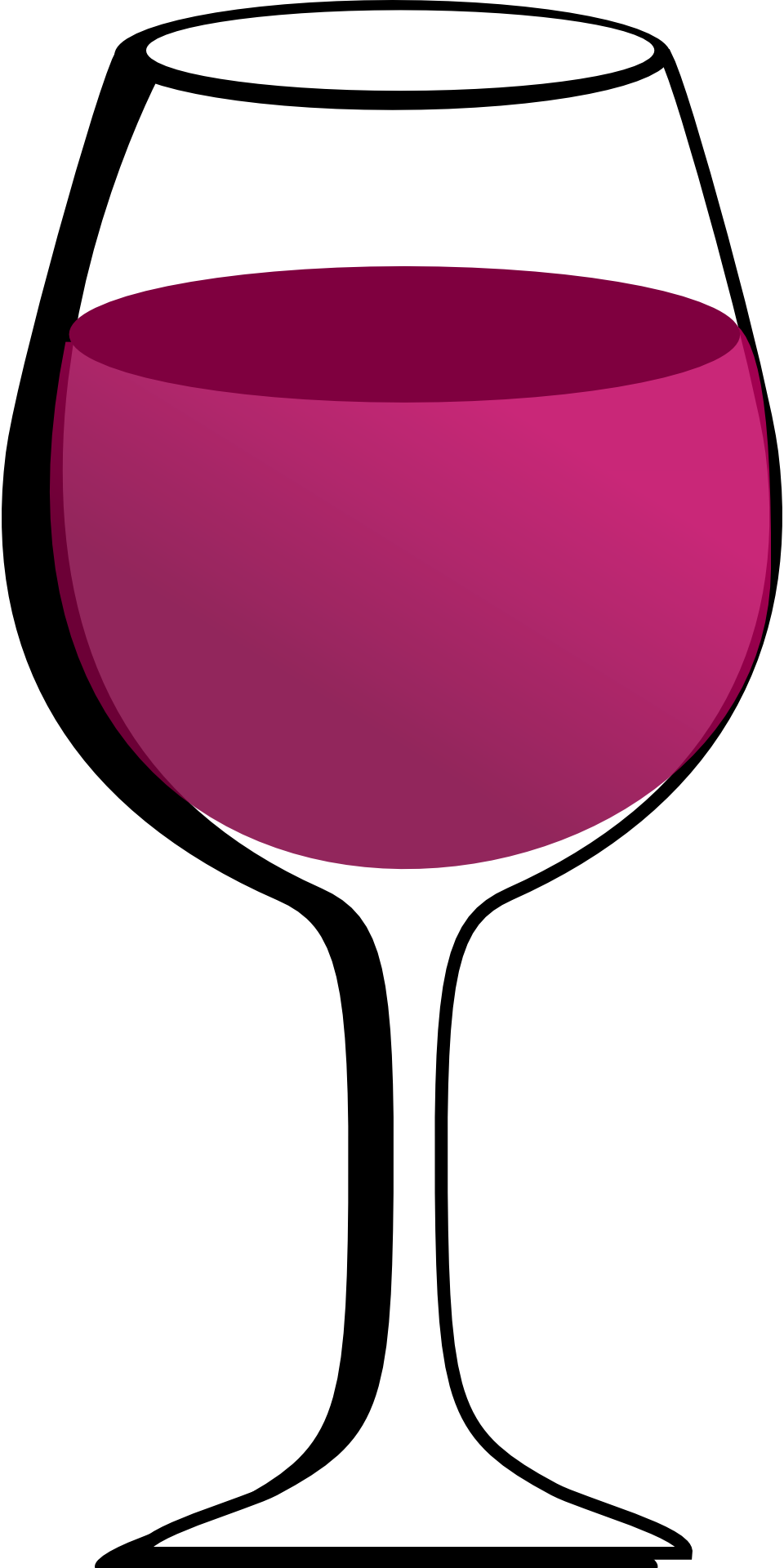 Wine Clip Art - Glass Of Wine Clipart (294x590), Png Download