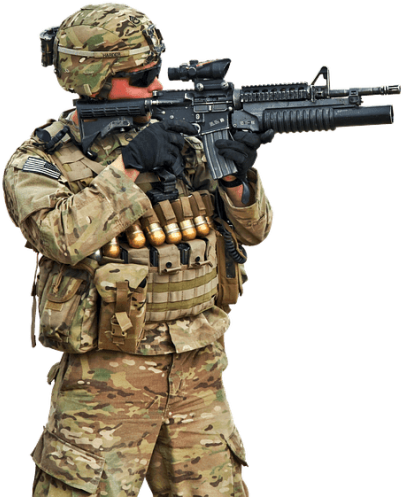 Isolated Soldier Vote Man Military America - Hewwo Memes (510x340), Png Download