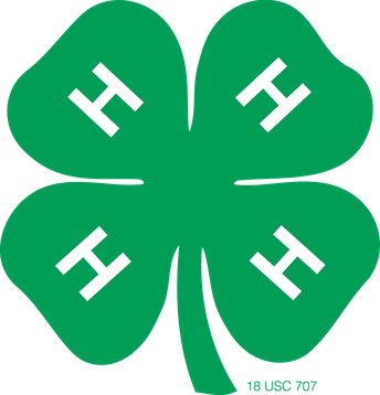 4-h Enrollment Due April 1st - 4 H Clover (344x358), Png Download