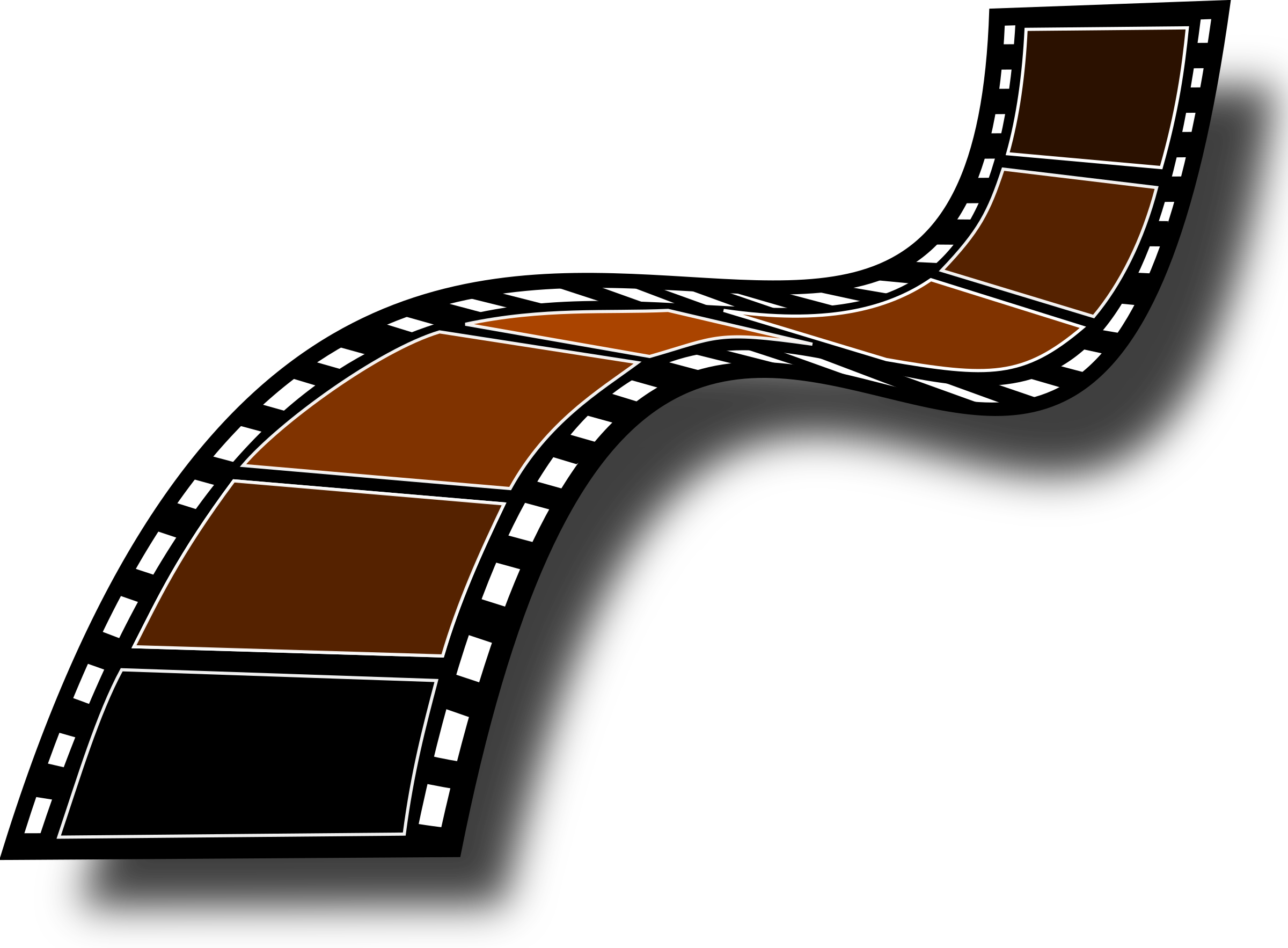 Film Reel Clipart, Vector Clip Art Online, Royalty - Film Strip Clip Art (900x661), Png Download