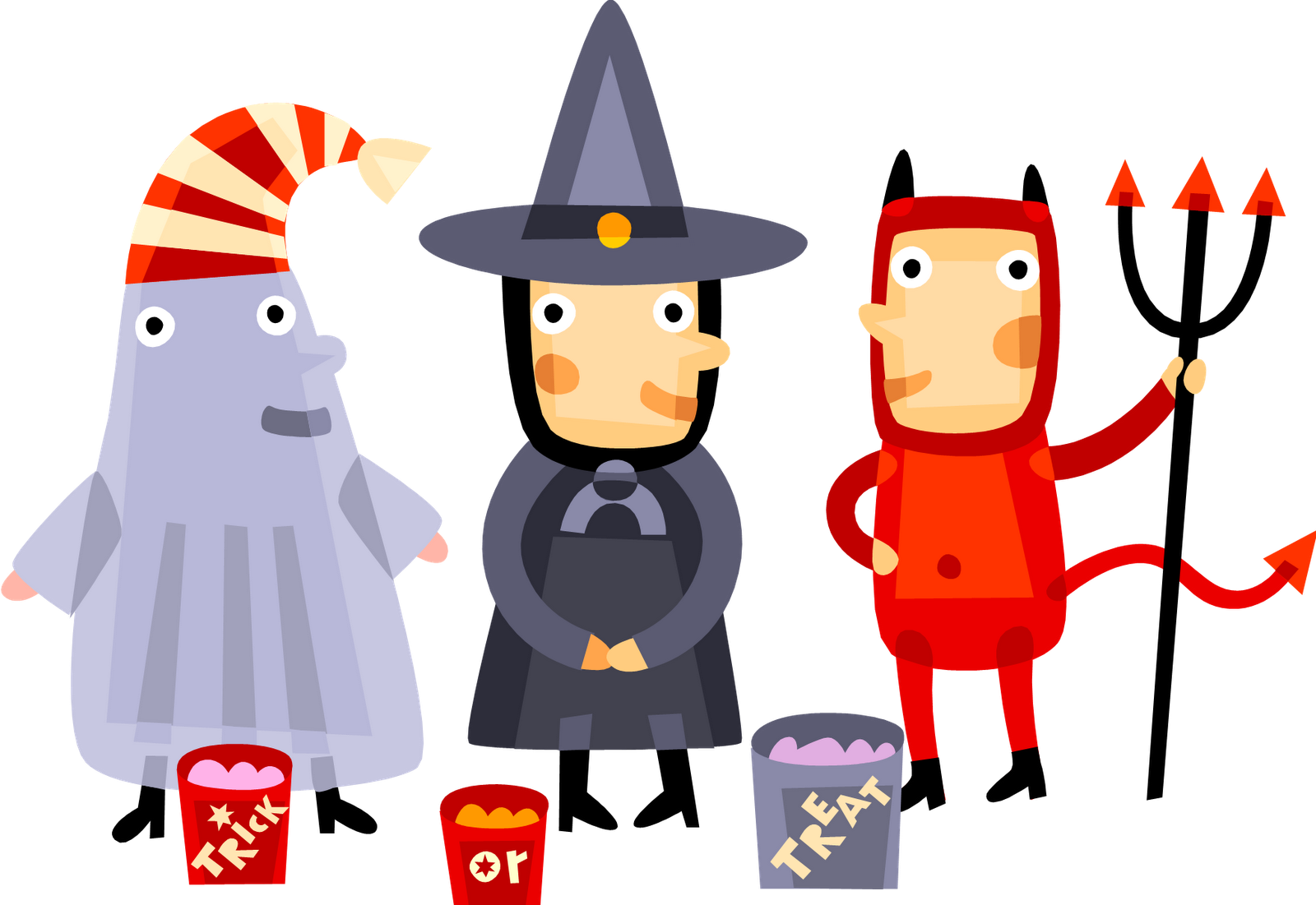 History Of Halloween Halloween History Com - Trick Or Treat Png (1600x1101), Png Download