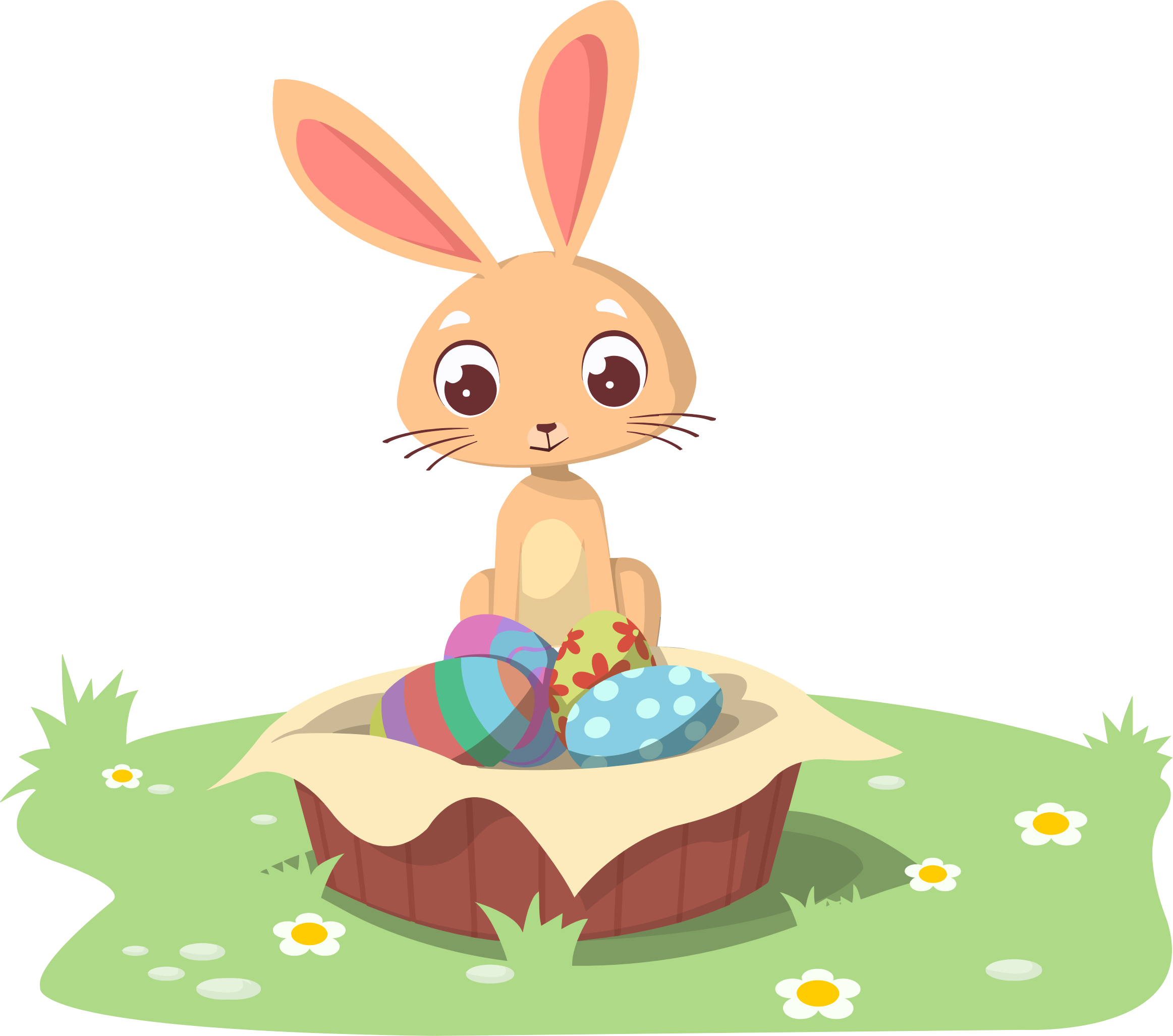 Easter Png Free Download - Easter Bunny Bunny Illustration (2325x2052), Png Download