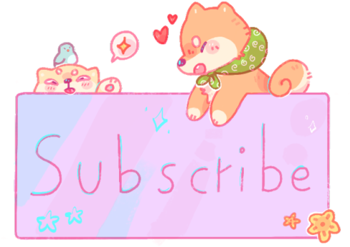 Subscribe Button Png Tumblr - Cartoon (500x357), Png Download