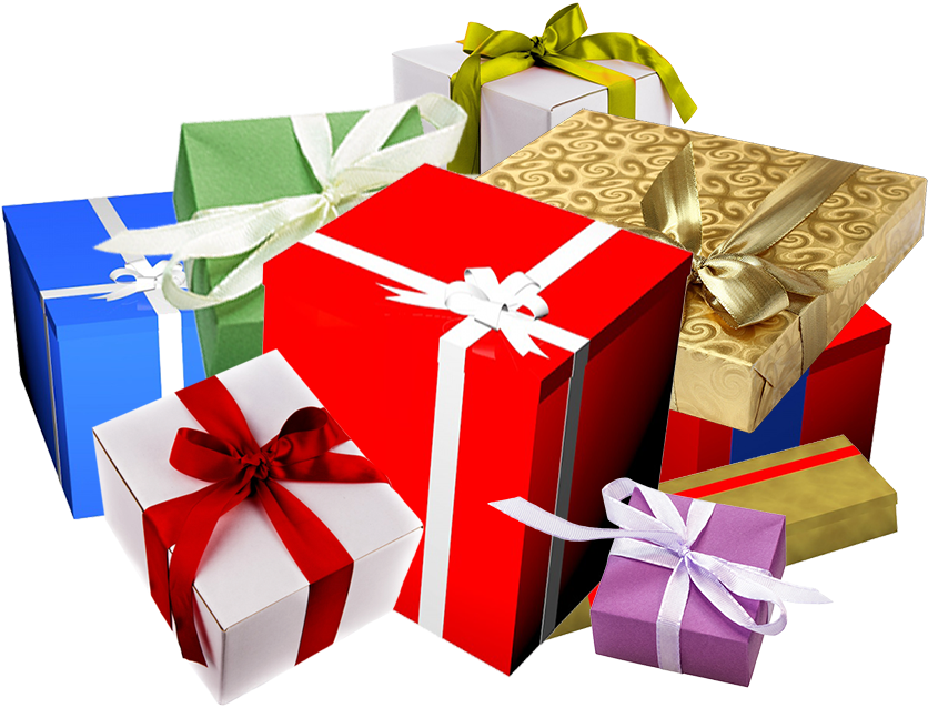 Cake Gift Clip Art - Birthday Gifts Png Hd (886x678), Png Download