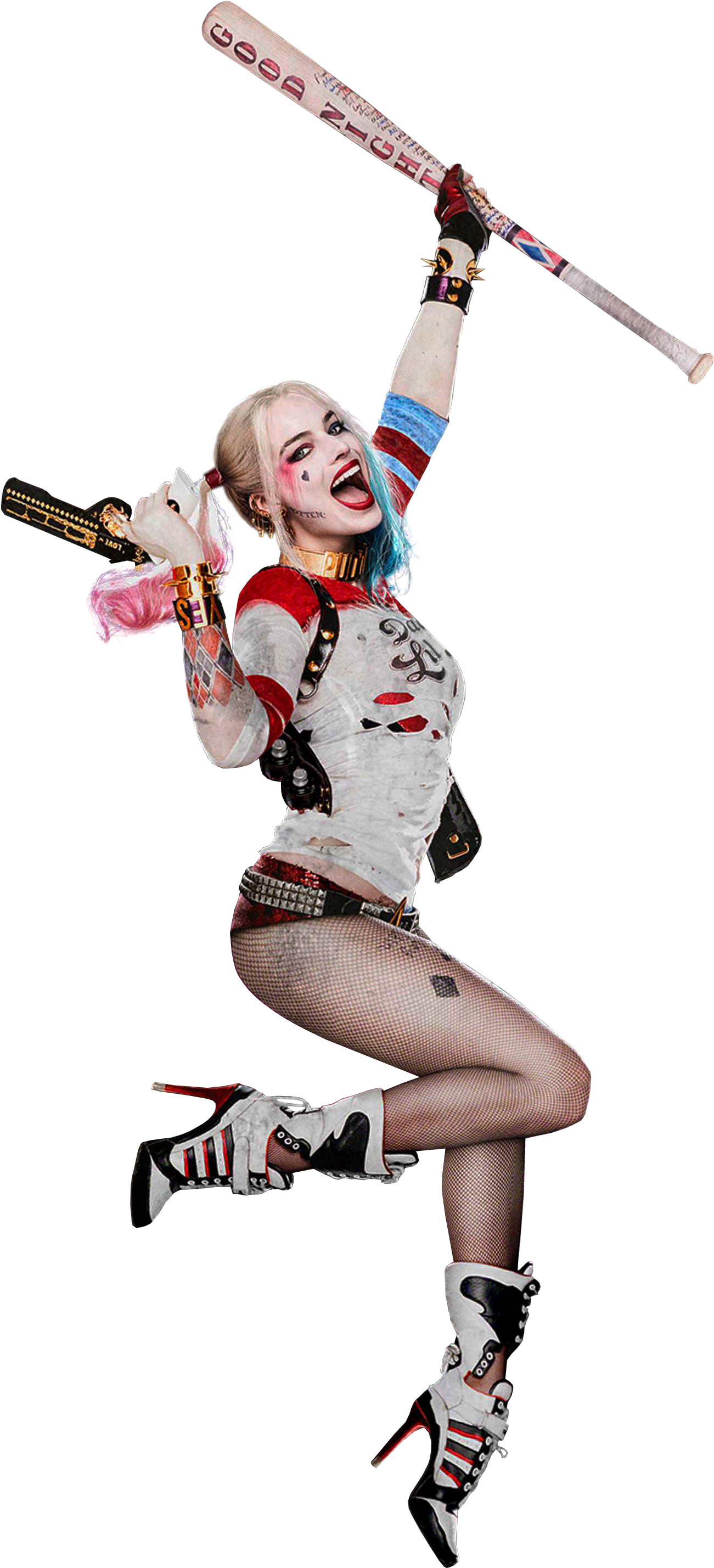 Harley Quinn Suicide Squad Png Image - Harley Quinn Png (1356x2904), Png Download