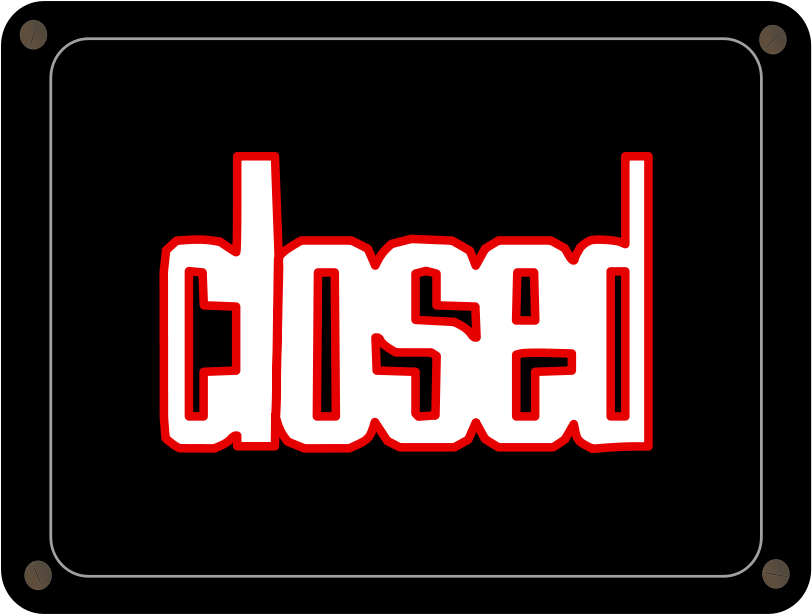 How To Set Use Schild Closed Clipart (900x681), Png Download