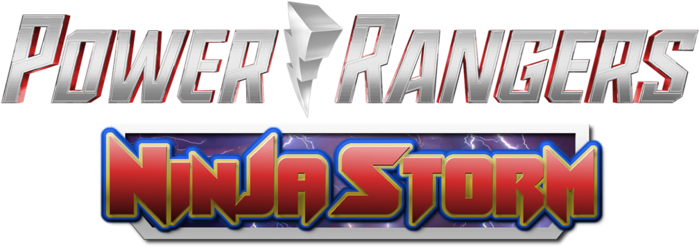 Power Rangers Ninja Storm Hasbro Style Logo By Bilico86 - Pc Game (1024x359), Png Download