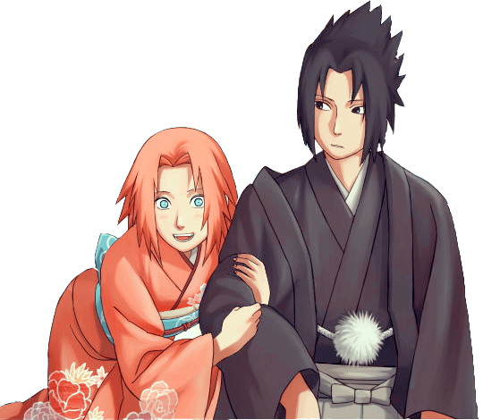 Naruto Shippuuden Images Sakura And Sasuke Wallpaper - Sasuke And Sakura Png (540x470), Png Download