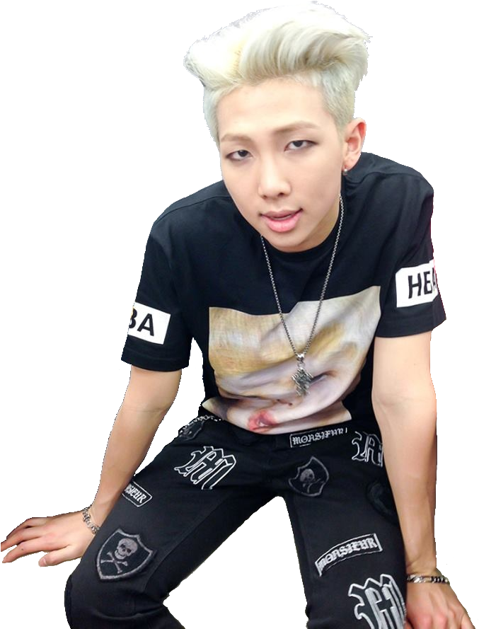 Tae Page Xd 4 - Kim Nam Joon Png (680x898), Png Download