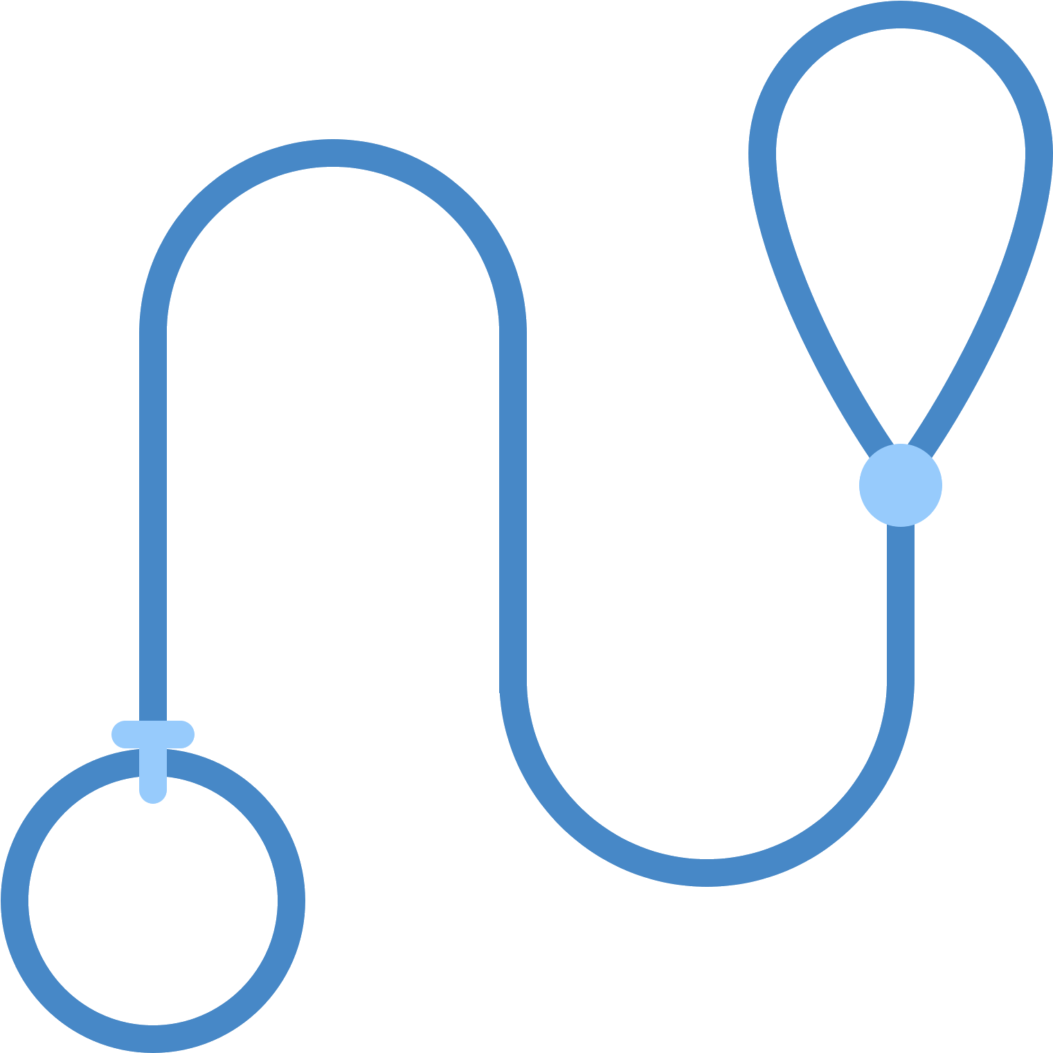 On The Bottom Left Is The Start Of The Leash With A (1600x1600), Png Download