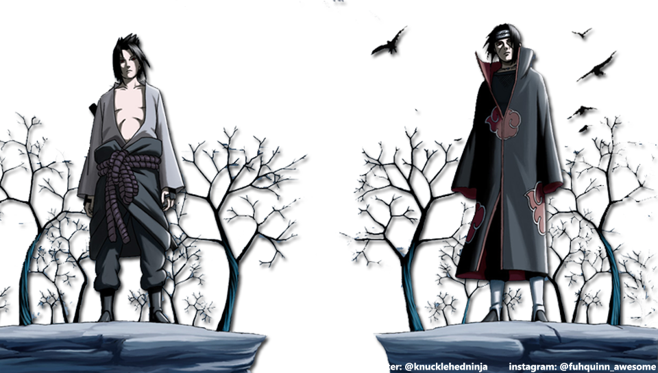 Itachi & Sasuke Transparent Wallpaper Ps Vita Wallpaper - Sasuke (960x544), Png Download