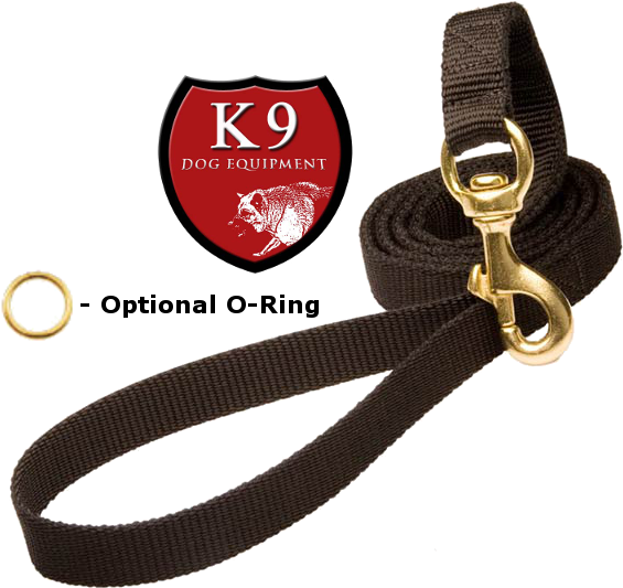 Standard Nylon K9 Leash - Best Nylon Dog Leash (600x600), Png Download